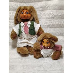 Robert Raikes Original 80s Vintage Mr Nickleby + Brett Wood Face Rabbit Limited